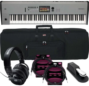 Korg Nautilus 88 AT Music Workstation (Limited-Edition Gray) - Gator GKB-88 - Presonus HD9 - (2) ErnieBall 1/4 - Sustain Pedal Bundle Korg Nautilus 88 AT Music Workstation (Limited-Edition Gray) - Gator GKB-88 - Presonus HD9 - (2) ErnieBall 1/4 - Sustain Pedal Bundle