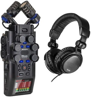 Zoom H6studio Handheld Recorder - Tascam TH02 Bundle Zoom H6studio Handheld Recorder - Tascam TH02 Bundle