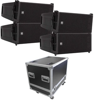 (4) RCF HDL 6-A 1400W Dual 6 Active Line Array - ProX XS-RCF-HDL6ALAX4W Bundle (4) RCF HDL 6-A 1400W Dual 6 Active Line Array - ProX XS-RCF-HDL6ALAX4W Bundle