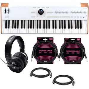 Arturia AstroLab 61-key Stage Keyboard - Presonus HD9 - (2) ErnieBall 1/4 Cables - (2) Midi Cables Bundle Arturia AstroLab 61-key Stage Keyboard - Presonus HD9 - (2) ErnieBall 1/4 Cables - (2) Midi Cables Bundle