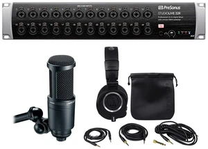 PRESONUS Studiolive 32R Digital Rack Mixer+Mic+Audio Technica Headphones+Mic PRESONUS Studiolive 32R Digital Rack Mixer+Mic+Audio Technica Headphones+Mic