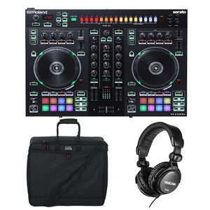 Roland DJ-505 Serato DJ Controller with Gator Gator GK-2118 Bag & Tascam TH-02 Studio Headphones, Black Roland DJ-505 Serato DJ Controller with Gator Gator GK-2118 Bag & Tascam TH-02 Studio Headphones, Black
