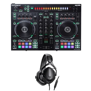 Roland DJ-505 Serato DJ Controller with V-MODA Crossfade LP2 Special Edition (Matte Black) Roland DJ-505 Serato DJ Controller with V-MODA Crossfade LP2 Special Edition (Matte Black)