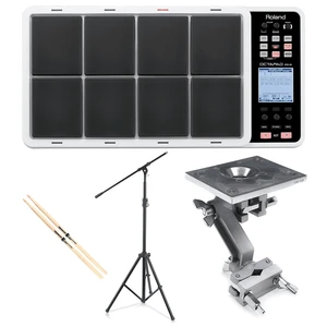 Roland OCTAPAD SPD-30 White - Roland APC-33 - Pyle Heavy Duty Mic Stand - Drum Stick Roland OCTAPAD SPD-30 White - Roland APC-33 - Pyle Heavy Duty Mic Stand - Drum Stick