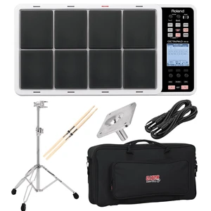Roland OCTAPAD SPD-30 White - GATOR GK-2110 - GIBRALTAR 6713E Stand - GIBRALTAR SC-EMMP - (2) 1/4 Cables - Drum Sticks Roland OCTAPAD SPD-30 White - GATOR GK-2110 - GIBRALTAR 6713E Stand - GIBRALTAR SC-EMMP - (2) 1/4 Cables - Drum Sticks
