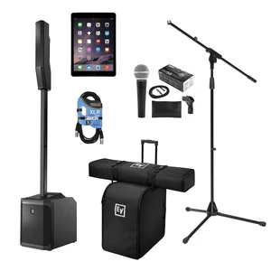 Electro-Voice EVOLVE 30M - Carrying and Rolling Bag - Ipad Air 2 16GB Reconditioned - SM58 Mic - XLR Cable - Mic Stand Electro-Voice EVOLVE 30M - Carrying and Rolling Bag - Ipad Air 2 16GB Reconditioned - SM58 Mic - XLR Cable - Mic Stand