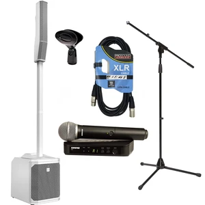 Electro-Voice EVOLVE 30M White - BLX24/PG58 Wireless Mic - Mic Stand - Mic Clip - XLR Cable Electro-Voice EVOLVE 30M White - BLX24/PG58 Wireless Mic - Mic Stand - Mic Clip - XLR Cable