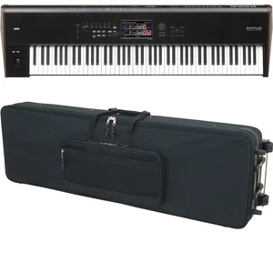 Korg Nautilus 88 Synthesizer Workstation, Gator GK-88 Hard Case with Wheels Bundle Korg Nautilus 88 Synthesizer Workstation, Gator GK-88 Hard Case with Wheels Bundle