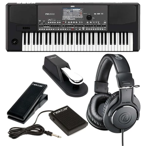 Korg Pa600 Professional 61-Key Keyboard with Speakers, Nektar NP-1, Nektar NP-X, Sustain Pedal, AT ATH-M20X Bundle Korg Pa600 Professional 61-Key Keyboard with Speakers, Nektar NP-1, Nektar NP-X, Sustain Pedal, AT ATH-M20X Bundle