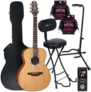 Takamine KC70 Kenny Chesney NEX - Natural, Gator GFW-GTR-SEAT and GFW-GTR-1000, KLIQ TinyTune, (2) ErnieBall Cables Bundle Takamine KC70 Kenny Chesney NEX - Natural, Gator GFW-GTR-SEAT and GFW-GTR-1000, KLIQ TinyTune, (2) ErnieBall Cables Bundle
