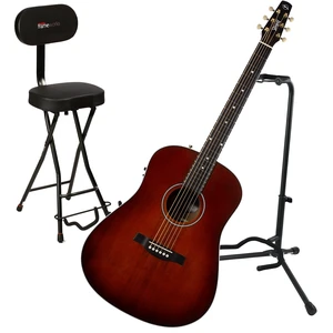 Seagull (051939) Maritime SWS AE Guitar - Burnt Umber, Gator Stand, Gator Seat Bundle Seagull (051939) Maritime SWS AE Guitar - Burnt Umber, Gator Stand, Gator Seat Bundle