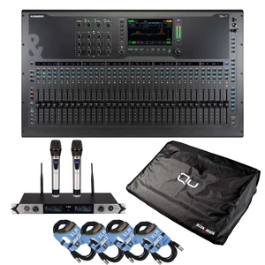 Allen & Heath Qu-7 38-channel Digital Mixer - AH Dust Cover - PSG Audio MP0919 - (4) XLR Cables Bundle Allen & Heath Qu-7 38-channel Digital Mixer - AH Dust Cover - PSG Audio MP0919 - (4) XLR Cables Bundle