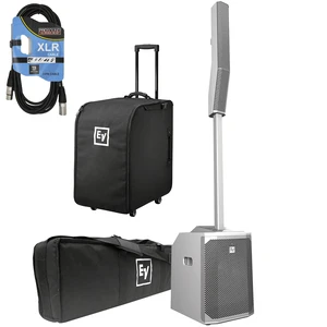 Electro-Voice EVOLVE 50 White Portable 1000W Bluetooth + Electro-Voice Evolve 50 Column Speaker Carrying Case with Wheels and Cable. Electro-Voice EVOLVE 50 White Portable 1000W Bluetooth + Electro-Voice Evolve 50 Column Speaker Carrying Case with Wheels and Cable.