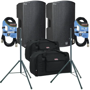 (2) HK Audio Sonar 112 Xi 1200W 12 Powered Speaker - (2) Speaker Stands - (2) XLR Cable - (2) Gator Tote-12 Bundle (2) HK Audio Sonar 112 Xi 1200W 12 Powered Speaker - (2) Speaker Stands - (2) XLR Cable - (2) Gator Tote-12 Bundle