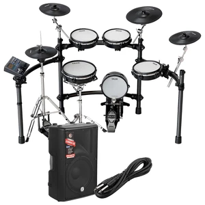 NUX DM-8 All Remo Mesh-Head Digital Drum Kit - PSG AUDIO Cobra 112A - 1/4 Cable Bundle NUX DM-8 All Remo Mesh-Head Digital Drum Kit - PSG AUDIO Cobra 112A - 1/4 Cable Bundle