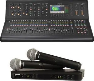 Midas M32 LIVE 40-channel Digital Mixer, Shure BLX288/PG58 Bundle