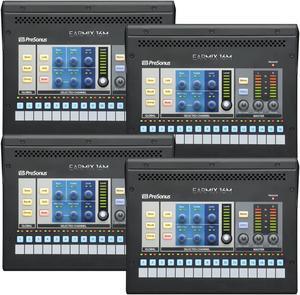 (4) PreSonus EarMix 16M AVB Personal Monitor Mixer Bundle