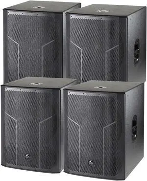 (4) DAS ACTION-S18 18 Passive Portable Subwoofer Bundle