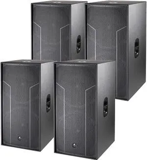 (4) DAS ACTION-S218 Dual 18 Passive Subwoofer Bundle