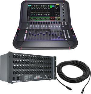 Allen & Heath Avantis Solo 64-channel Digital Mixer with DPACK, Ethercon Cable 100FT, Allen & Heath GX4816 Bundle