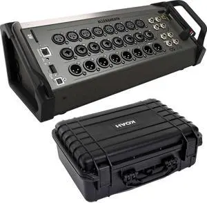 Allen & Heath CQ-20B 20-channel Digital Mixer, Koah Weatherproof Case (18X14x7) Bundle