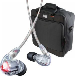 SE846 Pro Gen 2 Sound-Isolating Earphones (Clear), Gator G-MIXERBAG-1515 Bundle