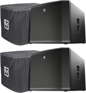 (2) Electro-Voice ETX-18SP, (2) ETX-18S Cover, (2) XLR Cables Bundle