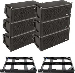 (6) Pro DG Pro DG 2M6 Line Array, (2) Bumper Bundle