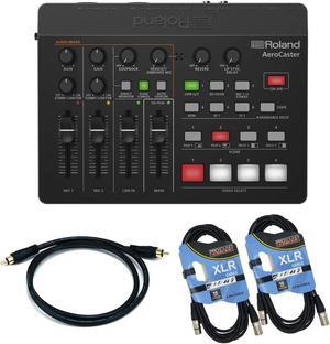 Roland VRC-01 AeroCaster, (2) XLR Cables, RCA Cable Bundle