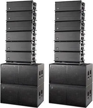 (12) DAS Audio Event 212A Dual 12 Powered Line Array System, (4) DAS EVENT-218A Bundle