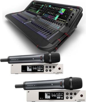 Allen & Heath AVANTIS 64-Channel Digital Mixer, 96kHz, (2) Sennheiser EW100 G4-835 Bundle