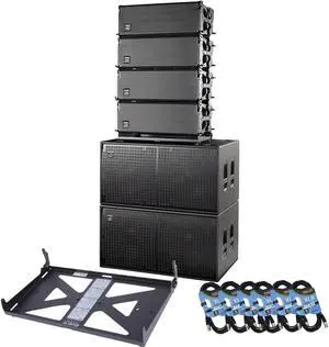 (4) DAS Event 210A, (2) DAS Event 218A, DAS Audio AXS-Event 210, (6) XLR Cables Bundle