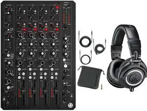 PLAYdifferently MODEL 1.4 DJ Mixer, Pioneer HDJ-X5, Gator 1515 Bag Bundle