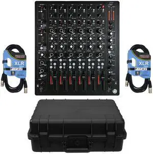PLAYdifferently MODEL 1 DJ Mixer, Odyssey VUMODEL1, (2) XLR Cables Bundle