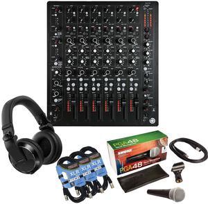 PLAYdifferently MODEL 1 DJ Mixer, Pioneer HDJ-X7, (3) XLR Cables, PG48 Mic Bundle