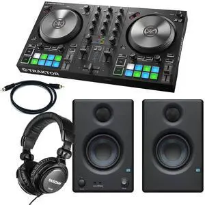 Native Instruments TRAKTOR KONTROL S2 MK3, Presonus Eris3.5, Tascam TH02, RCA Cables Bundle