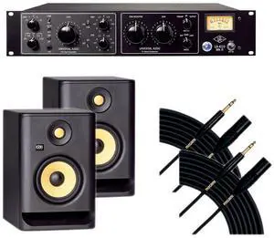 Universal Audio LA-610 MKII  KRK RP5G4 (2)  Mogami Gold TRSXLRM-10 (2)