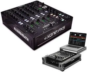 Allen & Heath XONE:PX5  4+1 Channel DJ Mixer with Soundcard + Glide Style Case