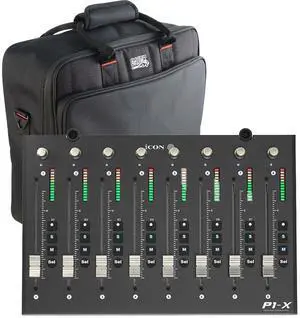 Icon Pro Audio P1-X DAW Control Expander for P1-M, Gator G-MIXERBAG-1515 Bundle