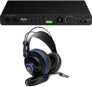 Audient EVO 16 24×24 USB Audio Interface, Presonus HD7 Bundle