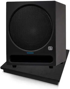 PreSonus Eris Pro Sub 10 Powered Studio Subwoofer, Subwoofer Pad Bundle