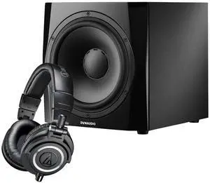 Dynaudio Acoustics 9S 300W 9.5 Active Sub, Audio ATH-M50X Bundle