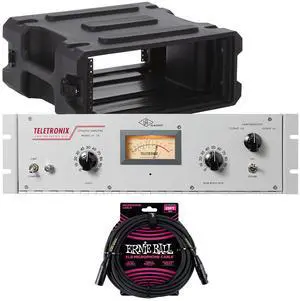Universal Audio Teletronix LA-2A, Gator G-PRO-4U-19, ErnieBall XLR Cable Bundle