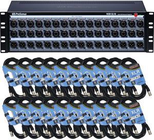 PreSonus NSB 32.16 AVB-Networked 32×16, (20) XLR to XLR Cables Bundle