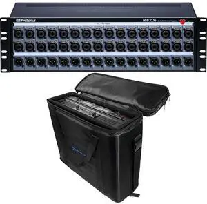 PreSonus NSB 32.16 AVB-Networked 32×16, Rockville 3U Bag (RRB35) Bundle