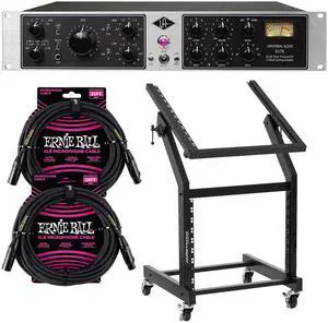 Universal Audio 6176 Vintage Tube Channel, (2) ErnieBall XLR 25FT, JamStands JS-SRR100 Bundle