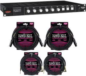 Warm Audio BUS-COMP 2-Channel VCA Bus Compressor, (2) ErnieBall XLR 25FT, (2) ErnieBall 1/4 Bundle