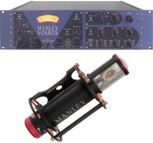Manley VOXBOX Tube Channel Strip, Manley Reference Tube Condenser Microphone Bundle