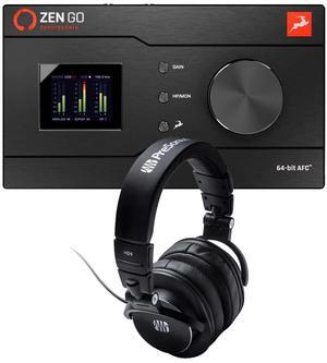 Antelope Zen Go Synergy Core Audio Interface, Presonus HD9 Headphones Bundle