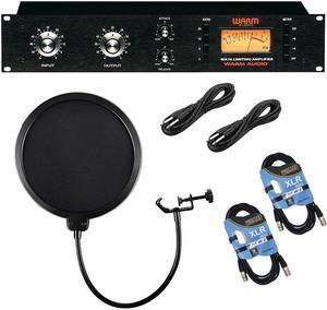 Warm Audio WA76 Discrete FET Compressor, (2) XLR Cables, (2) 1/4 Cables, POP Filter Bundle